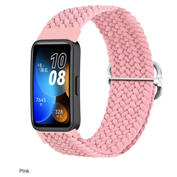 Correa De Nylon Para Huawei Band 8 Smart Watch Accesorio De Pulsera  Elástica Ajustable huang jie
