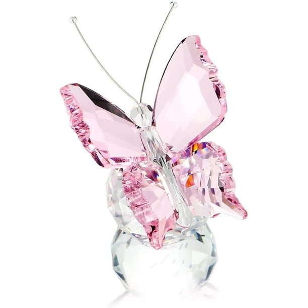 Comprar Adornos de mariposas de cristal, manualidades, pisapapeles de  cristal, decoración para el hogar y la boda