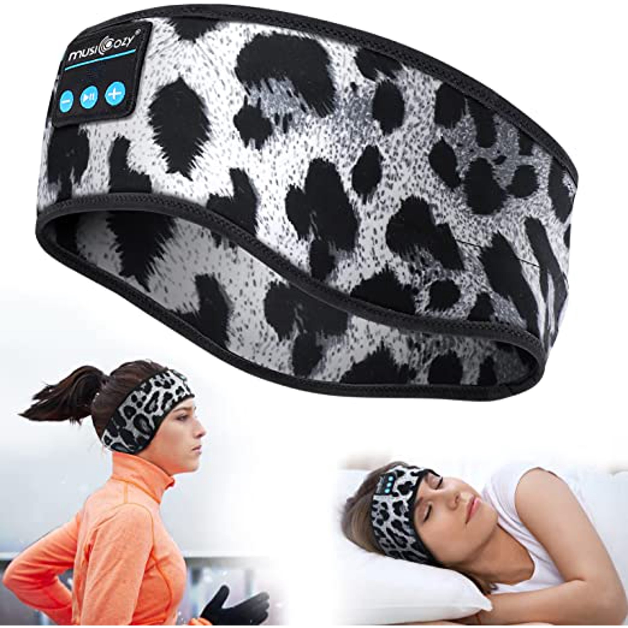 Bandana Bluetooth Auriculares Música Ejercicio Dormir Cinta