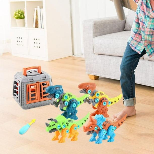 Plastilina con Diseños de Dinosaurios de Colores de Sunnimix, Juguetes  Educativos para Niños de 3, 4, 5 Años
