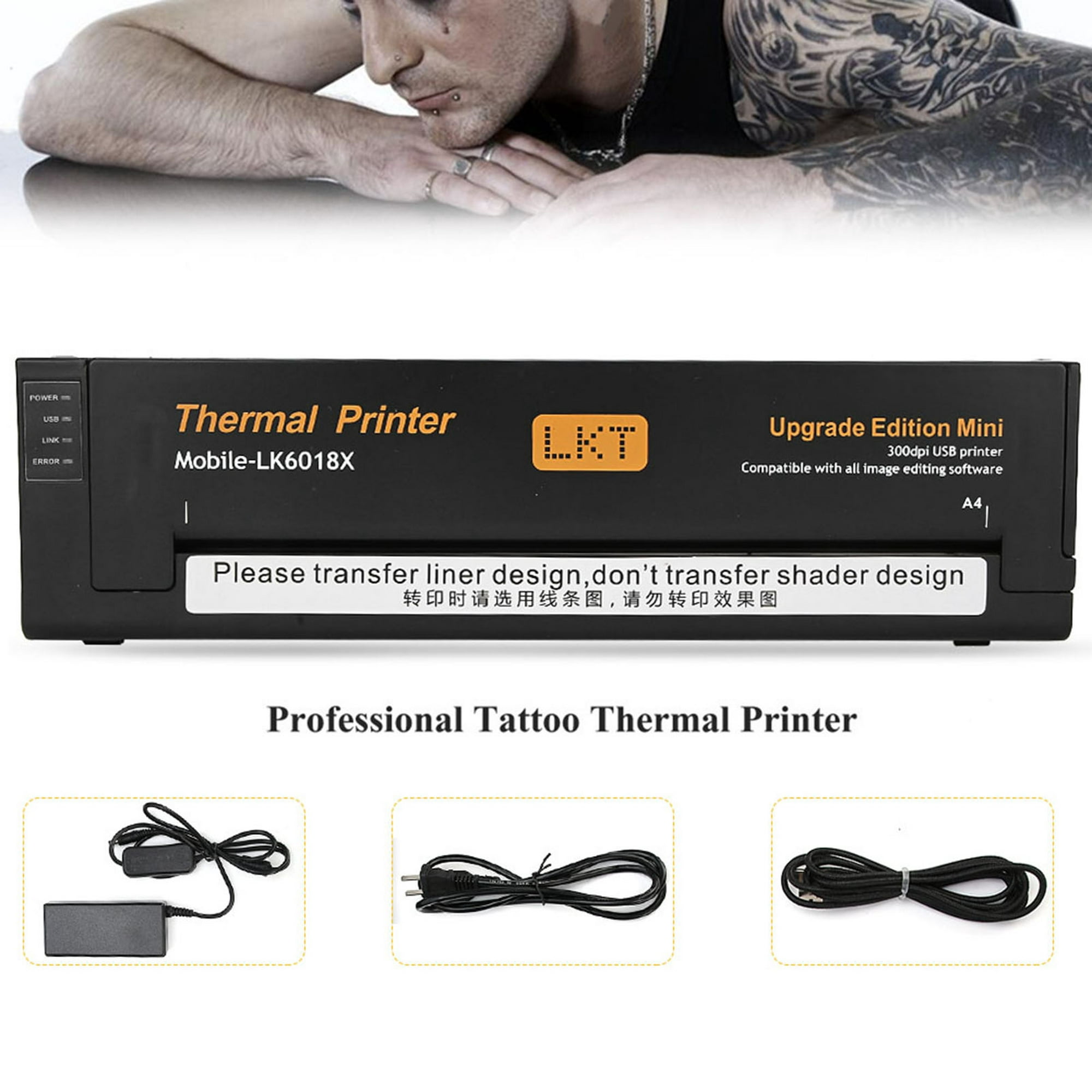 Impresora Termica Portatil Tattoo Transfer Tatuaje Bluetooth