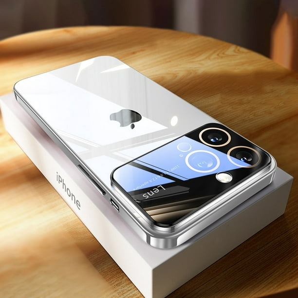 Spigen-funda para iPhone 14 Pro / 14 Pro Max, cubierta de cristal con  protección de lente