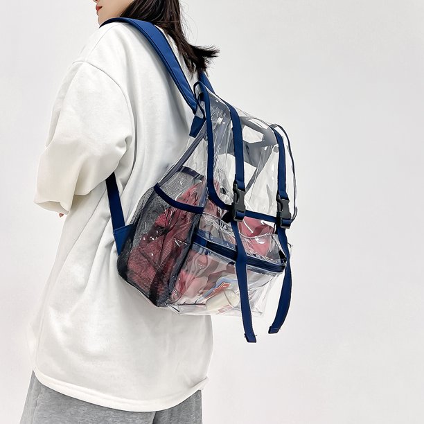 Bolso Mochila Transparente