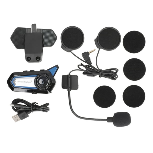 Audifonos Bluetooth para Casco Moto Auriculares Inalambrico Universal