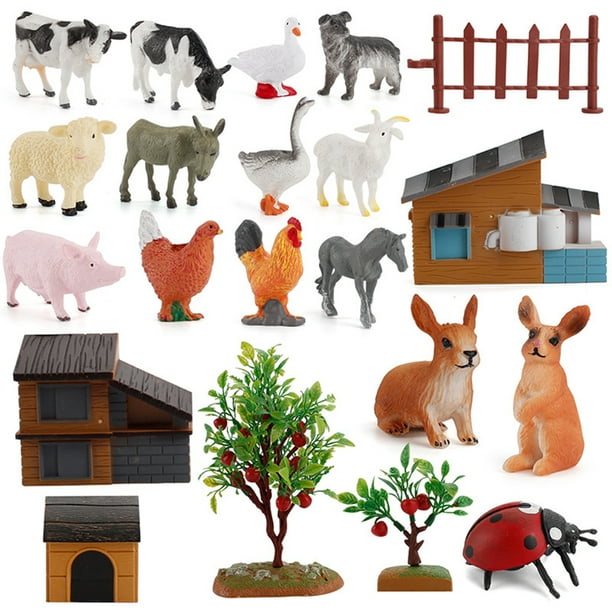 Set animales granja (8 piezas) – Juguetes Colibrí 2023