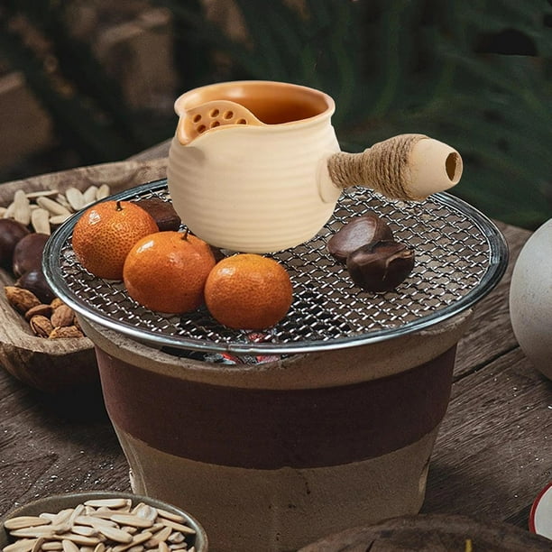 Tetera de cerámica creativa con mango, teteras para té, tetera para  senderismo, regalo para del té, Hotel, Picnic, agua caliente hirviendo ,  500ML Macarena Tetera