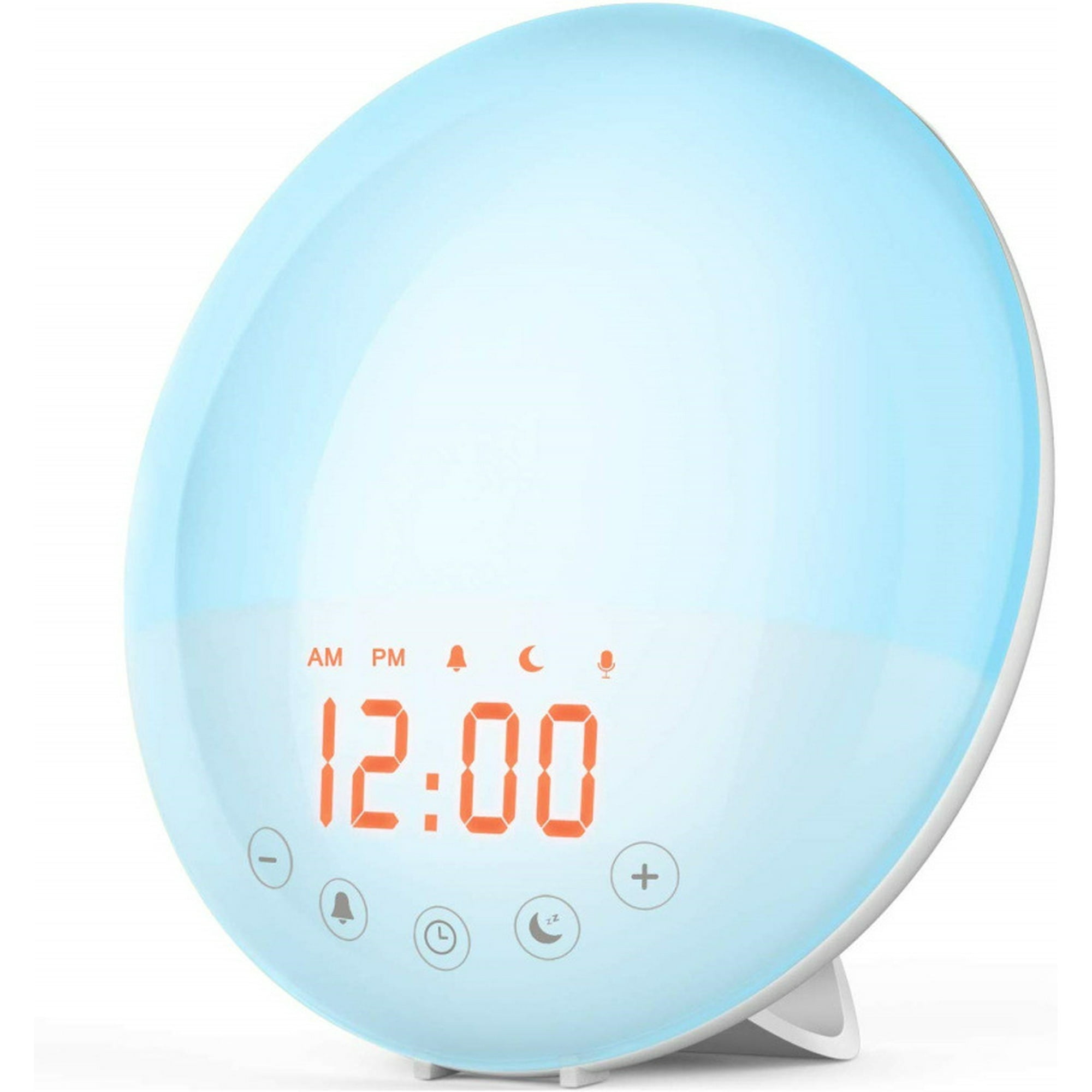 Reloj despertador con luz de amanecer para niños, adultos, personas que  duermen con alarma dual, repetición, ayuda para dormir con 7 sonidos de