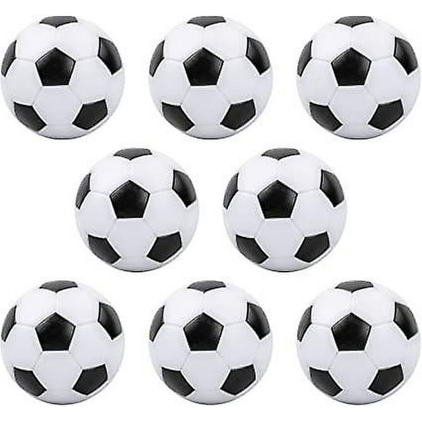 8 bolas de futbolín de 32 mm, bolas de repuesto de futbolín de resina  ecológicas, mini bolas de mesa de futbolín para niños y adultos (blanco y  negro) Sailing Electrónica