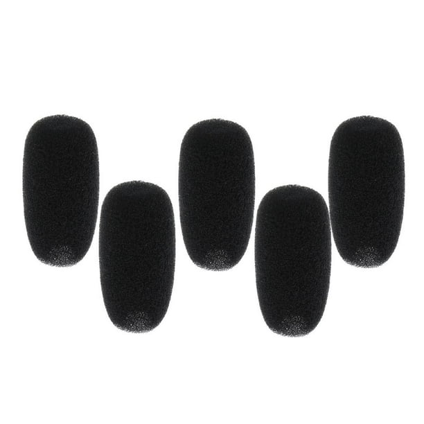 Micro Esponja Espuma Micrófono de Mano Cubierta de Parabrisas Negro  Yuyangstore Funda de esponja para micrófono
