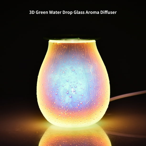 Lámpara de Aroma 3D Quemador Eléctrico de Cera Aromática Aceites Esenciales  Luz