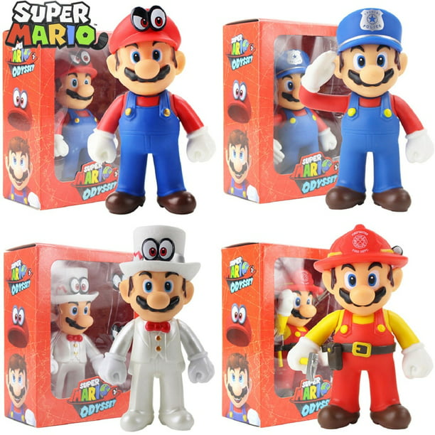 GENERICO Set de 18 figuras Super Mario Bros + Bolso de Regalo