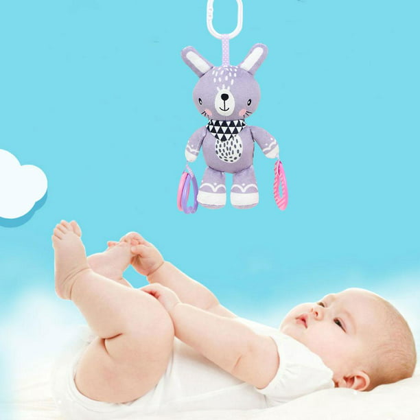 Juguetes suaves de sonajero para bebés recién nacidos, juego de sonajero de  felpa Buuny para bebés recién nacidos, juguetes sensoriales lindos regalos