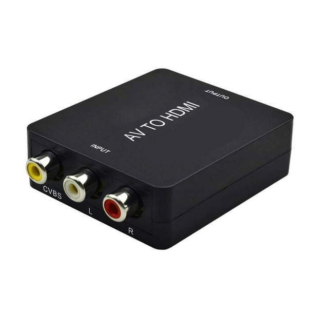 Adaptador RCA a HDMI para TV / PC / PS3 / Blu-Ray DVD-- BANYUO Electrónica