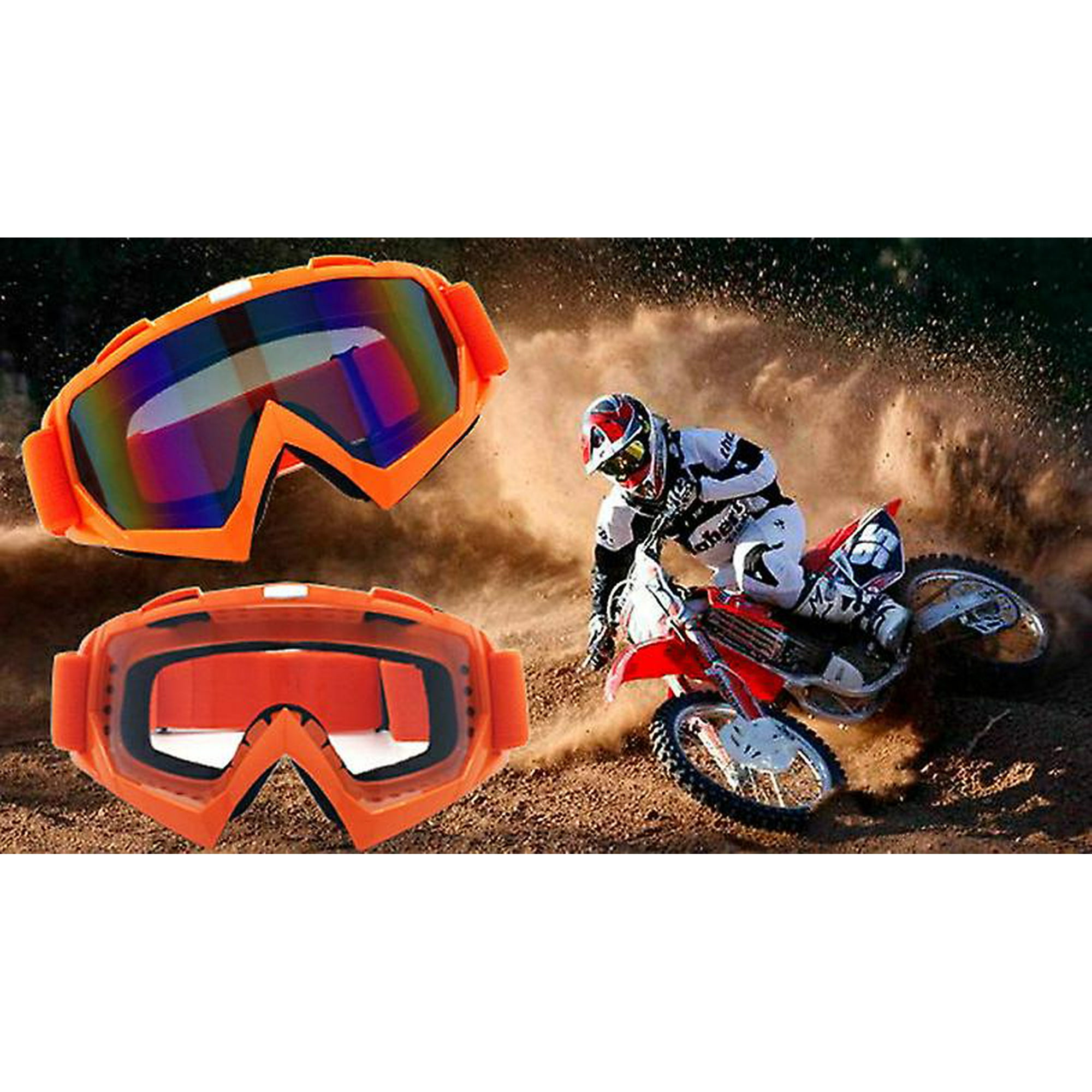 Gafas Motoristas Ciclismo Carrera Motocross ATV UTV MX Gafas para Hombre  Mujer