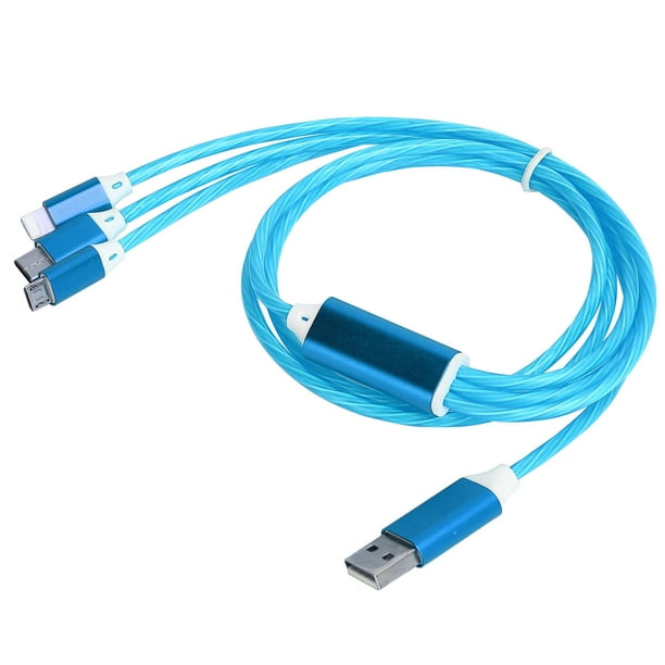  Cable de carga múltiple, cargador USB C a USB C de 60