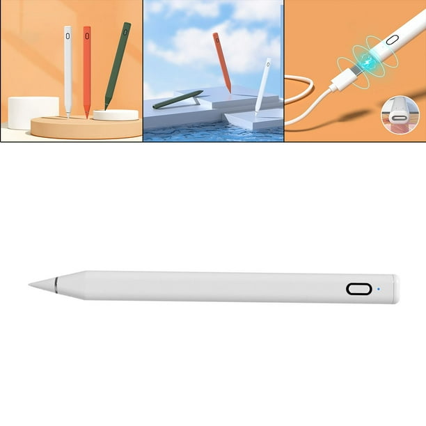 Lápiz óptico activo compatible con pantallas táctiles iOS y Android, lápiz  con función táctil dual, lápiz óptico recargable para iPad/iPad