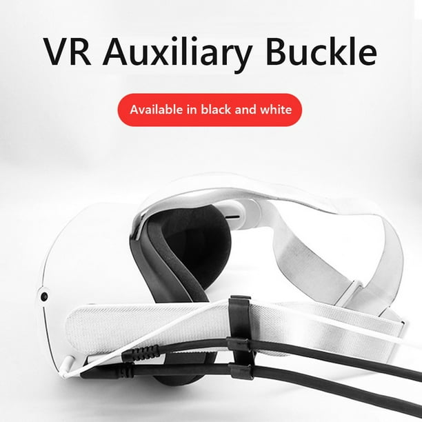 Clip enrollador de Cable VR para auriculares Oculus Quest 2/Pico 3, soporte  para Cable de auriculares Universal Accesorios Electrónicos
