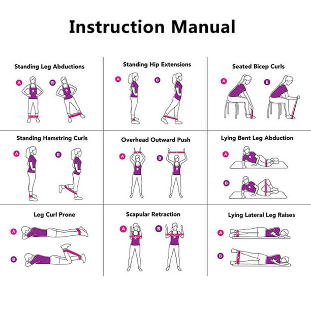 Manual de instrucciones de las gomas de fitness