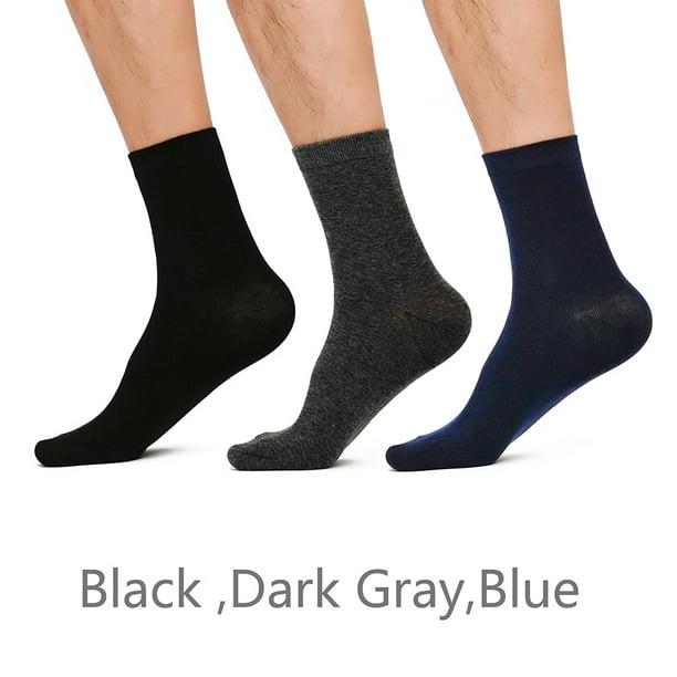 3 par/lote de nuevos calcetines de algodón para hombre, nuevos estilos, calcetines  negros de negocio Tan Jianjun unisex