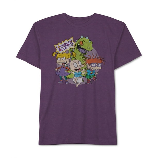 Nickelodeon Rugrats Camiseta Gráfica Para Hombre Color Morado Extragrande Nickelodeon 9504