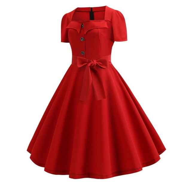 Vestido años 50, estilo vintage, Vestido Swing, Estilo vintage -  México