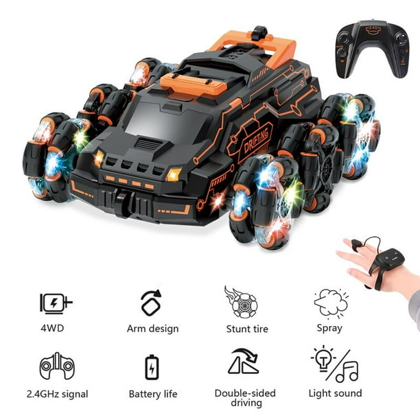 Coche Teledirigido 4wd De Acrobacias Para Niños De 6 A 12 Años, Rotación De  360° Con Carcasa Resistente A Los Impactos Para Varios Terrenos, Mode de  Mujer