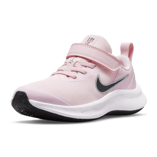 Tenis Nike Star Runner 3 para Niñas 17 A 22. DA2777-601 rosa claro