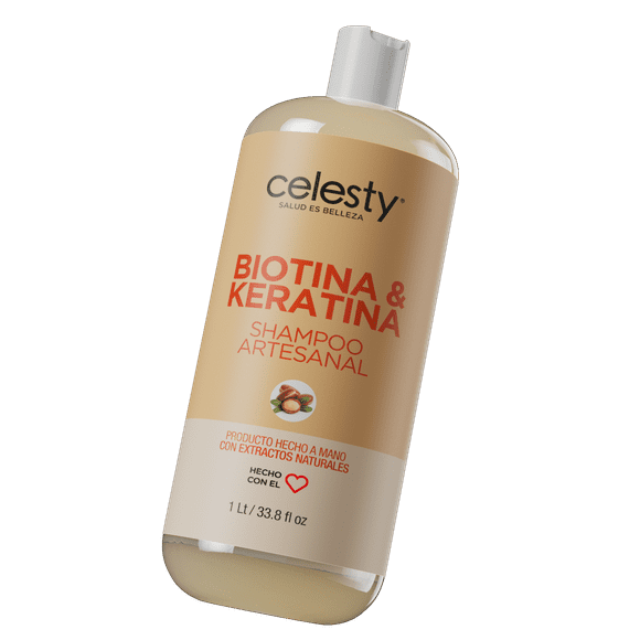 shampoo biotina  keratina1lt celesty shampoo biotina 1lt