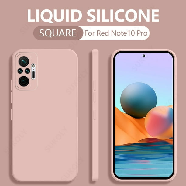 Funda Silicona Líquida Ultra Suave para Xiaomi Redmi Note 9S / Note 9 Pro  color Rosa
