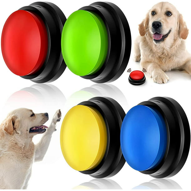 KLAPIA Juguete para Perros y Gatos/Enseña a Hablar a tu Perro/Botones Perro  Comunicación/Pulsadores de Entrenamiento de Mascotas/Accesorios para Perros  y Cachorros/Grabadora de Voz 30 SG/Buzzers : : Productos para  mascotas
