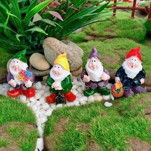 Figuras en miniatura de jardín de hadas, accesorios de jardín, estatua de  hadas para la decoración al aire libre o de la casa