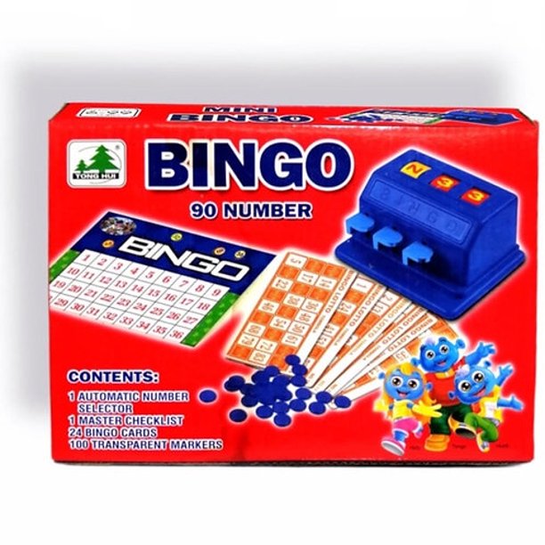 Juego De MIni Bingo Para Niños 90 Números