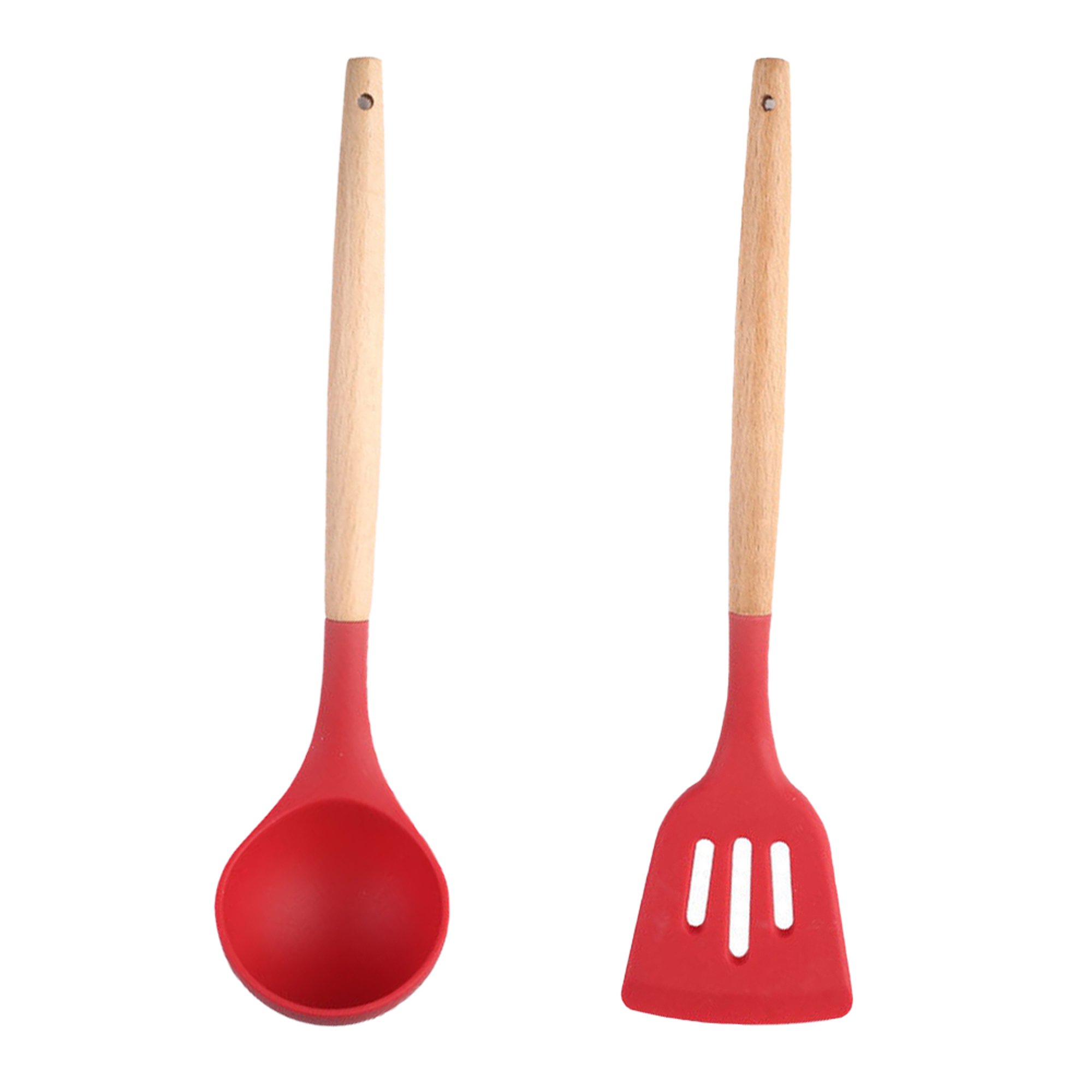 Comprar Espátulas de cocina de silicona antiadherentes, resistentes al  calor, fáciles de limpiar, utensilios de cocina, 2 uds.