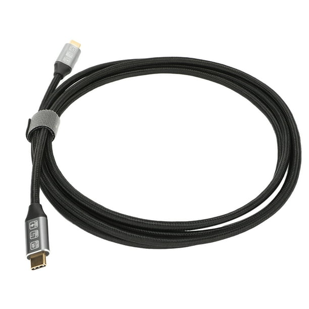 Cable Corto USB C A USB C, Cable De Transferencia De Datos 40 Gbps Plug And  Play 5.3in Carga Rápida Flexible Para Transmisión Para Tableta Para Carga  ANGGREK Otros