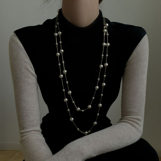 El collar de perlas para hombre ya es un accesorio imprescindible