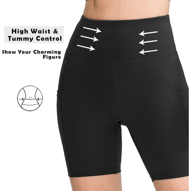 Pantalones cortos deportivos de cintura alta Fitness Yoga Mujeres