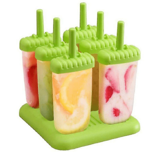 Set de moldes para paletas de hielo 6 piezas Redlemon Rectangulares