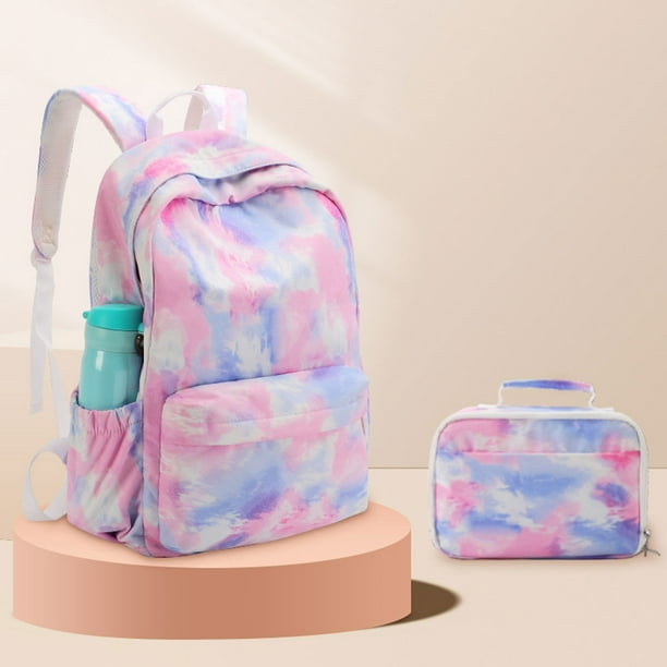 Mochila escolar para niñas, mochila para niños con fiambrera para jardín de  infantes, mochila de viaje para niñas de 6 a 8 años