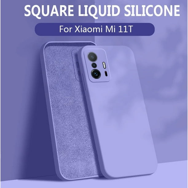 Para Xiaomi 11T pro 11tpro 11 t 11 Lite 5G NE 11lite 5G 11 11pro Silicona  Líquida Funda De Teléfono De Moda Pareja Suave Protección De Cámara Simple  A Prueba De Golpes