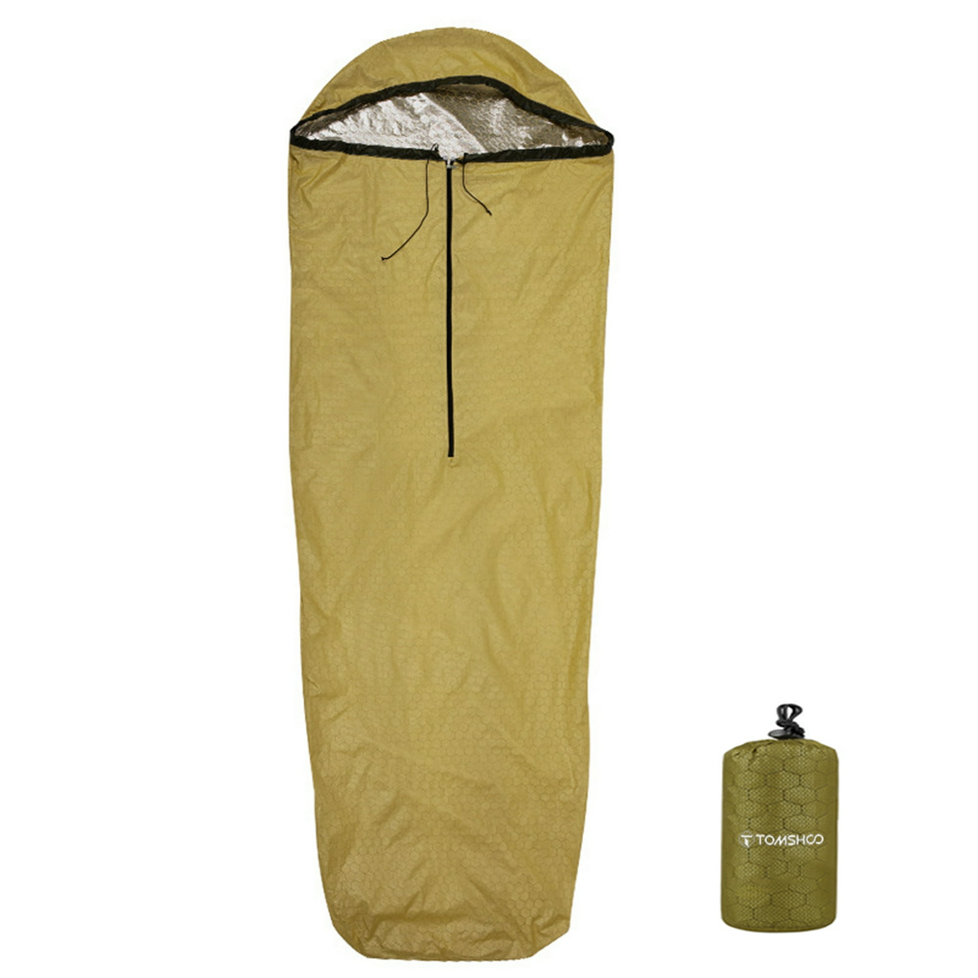 Saco de dormir ultraligero para exteriores Saco de dormir de viaje para 4  estaciones (Verde militar) Likrtyny Para estrenar