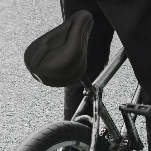 Cojín de asiento de bicicleta suave, funda de cojín de grueso para bicicleta  estática / bicicleta al aire libre, cojín de asiento de silicona para rojo  Baoblaze Cojín de sillín de bicicleta