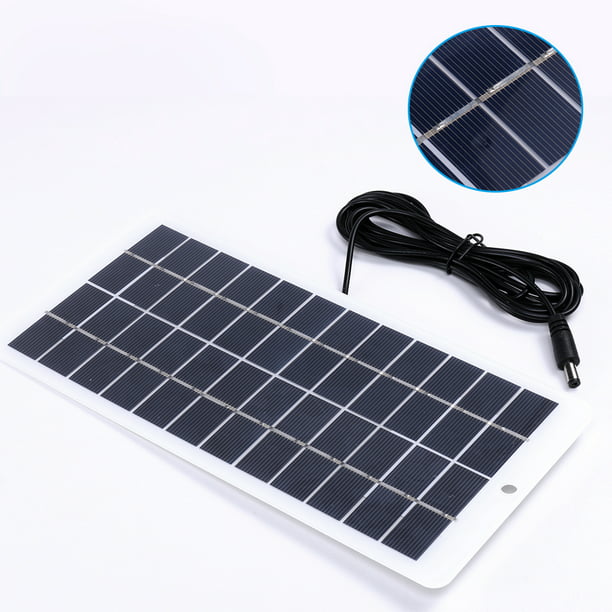 Cargador Solar policristalino de 3,5 W, Panel Solar USB, cargador móvil para  banco de energía - AliExpress