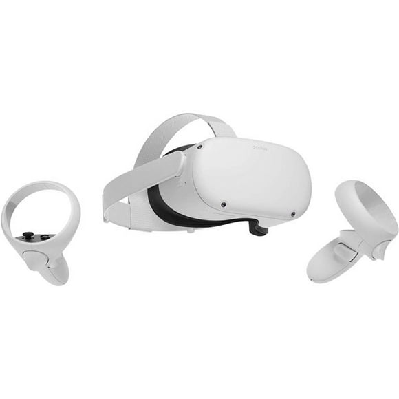 auriculares de realidad virtual oculus quest 2 all in one controladores táctiles 128 gb ssd lcd con frecuencia de actualización de 1832 x 1920 hasta 90 hz compatible con gafas audio 3d oculus na