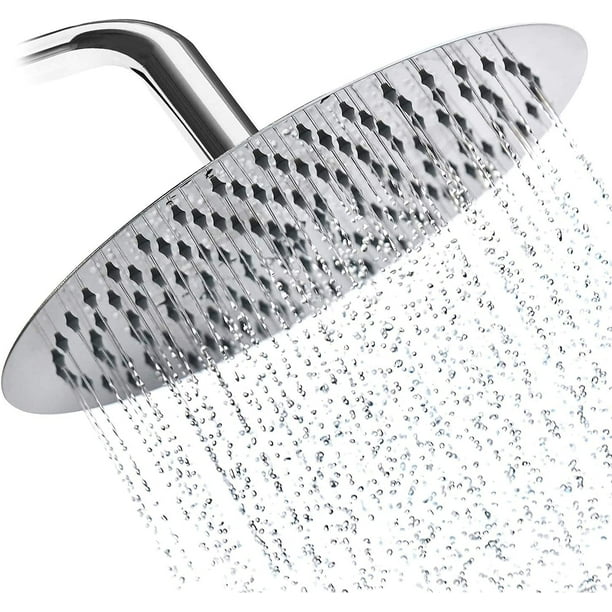 Cabezal de ducha Cabezal de ducha tipo lluvia de alta presión de 12  pulgadas.