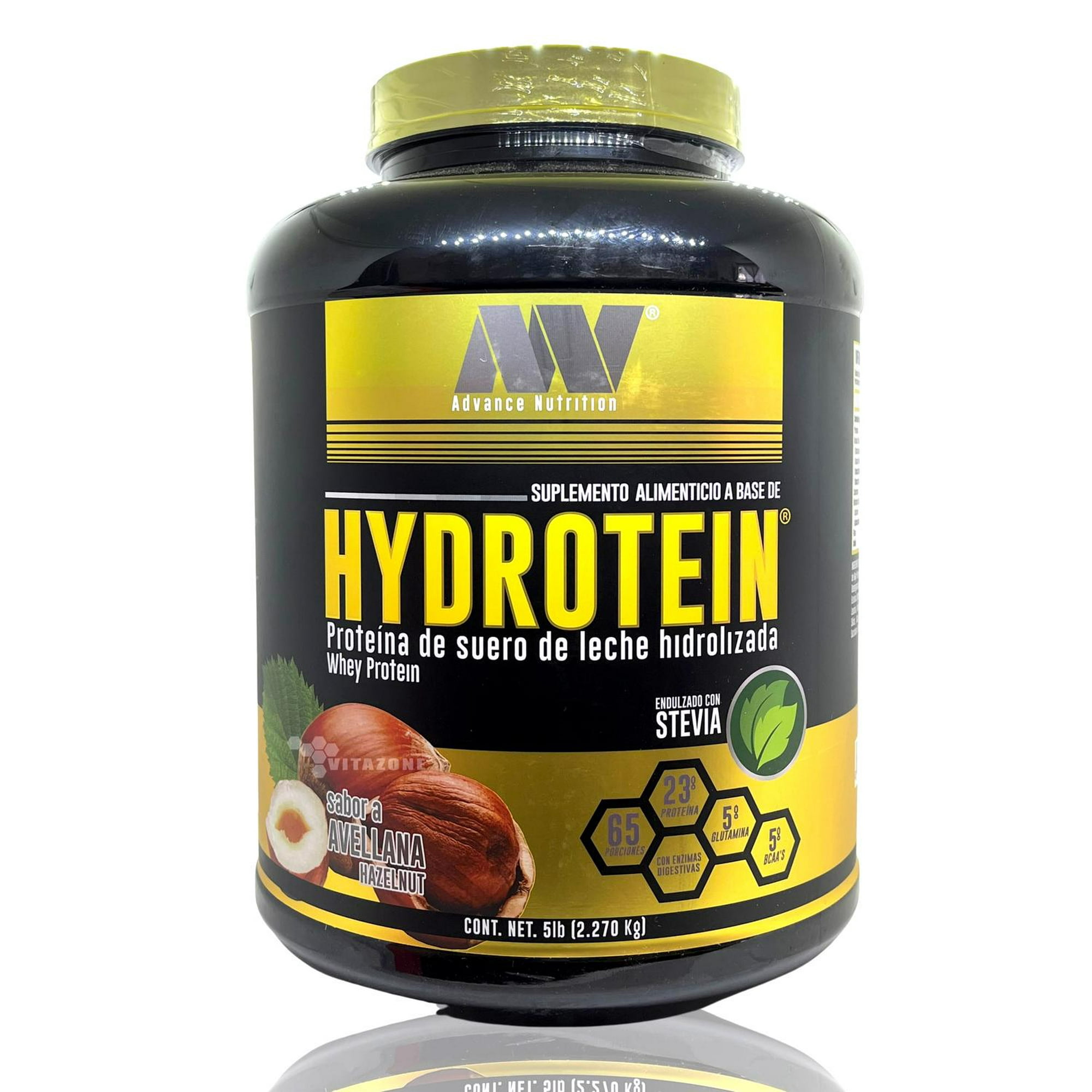 Proteina Hydrotein Whey Protein Avellana 5 Lbs Advance Nutrition