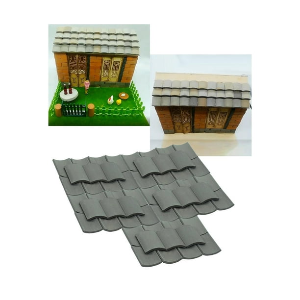 Mini Ladrillos, para Techo, Casa de Muñecas, Modelo de Decoración