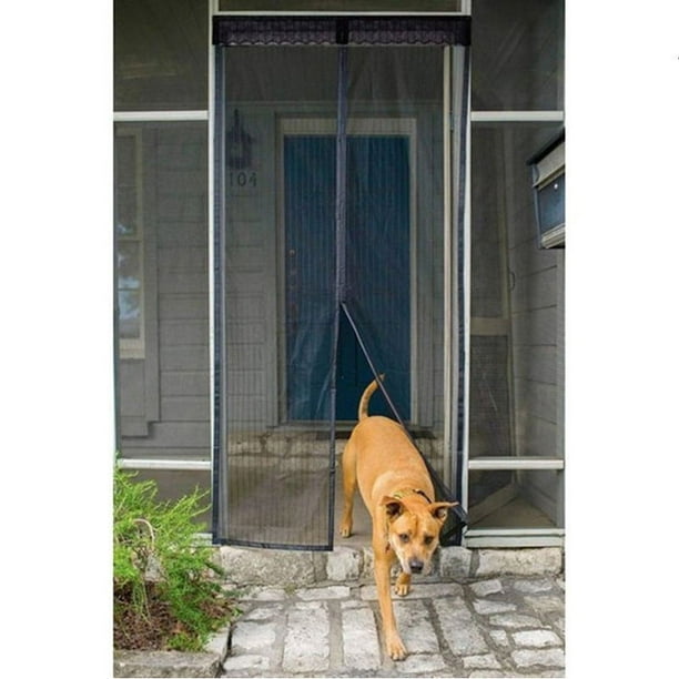 Puerta Pequeña Para Perros Con Mosquitera, Puerta Magnética
