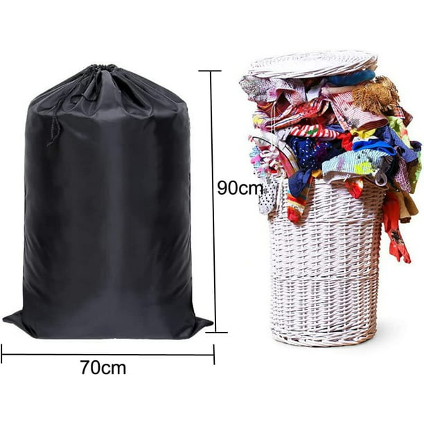 2 bolsas grandes de viaje para lavandería, bolsa impermeable para ropa  sucia, bolsa de ropa sucia lavable, bolsa de entrenamiento para ropa de