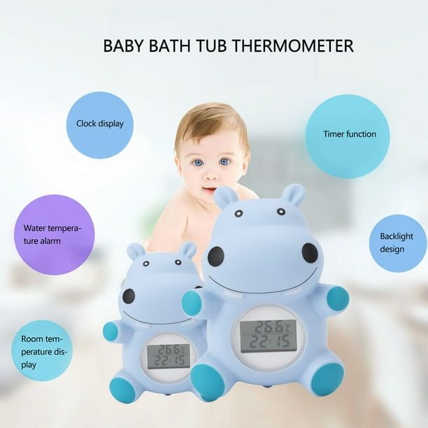 Termómetro de baño para bebé, juguete flotante para baño, termómetro de  bañera de agua Advertencia de temperatura para el baño del bebé Seguridad  del