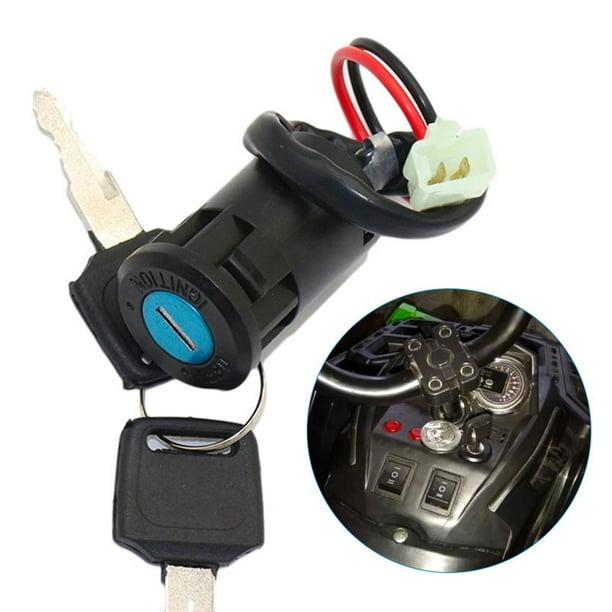 Interruptor de llave de coche eléctrico para niños, coche de juguete para  bebés Interruptor de encendido